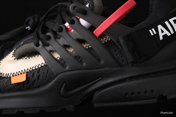 Black Nike O-W Air AA3830-002 x Presto 0801